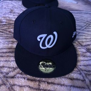 59fifty navy blue Washington nationals fitted hat 7 5/8